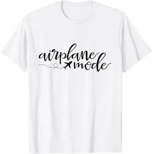 Airplane Mode Funny Vacation Travel Adventure Matching T-Shirt