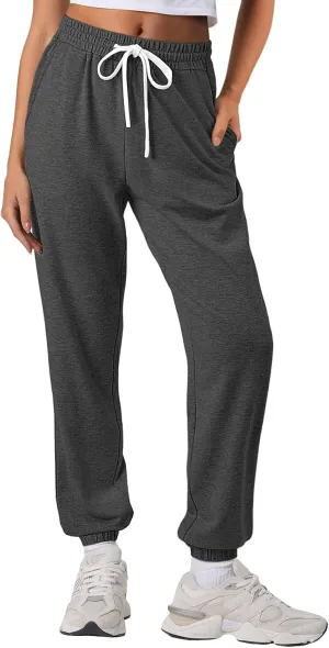 ATHMILE Baggy Sweatpants for Women with Pockets-Lounge Womens Pajams Pants-Womens Running Joggers Fall Clothes Outfits 2025