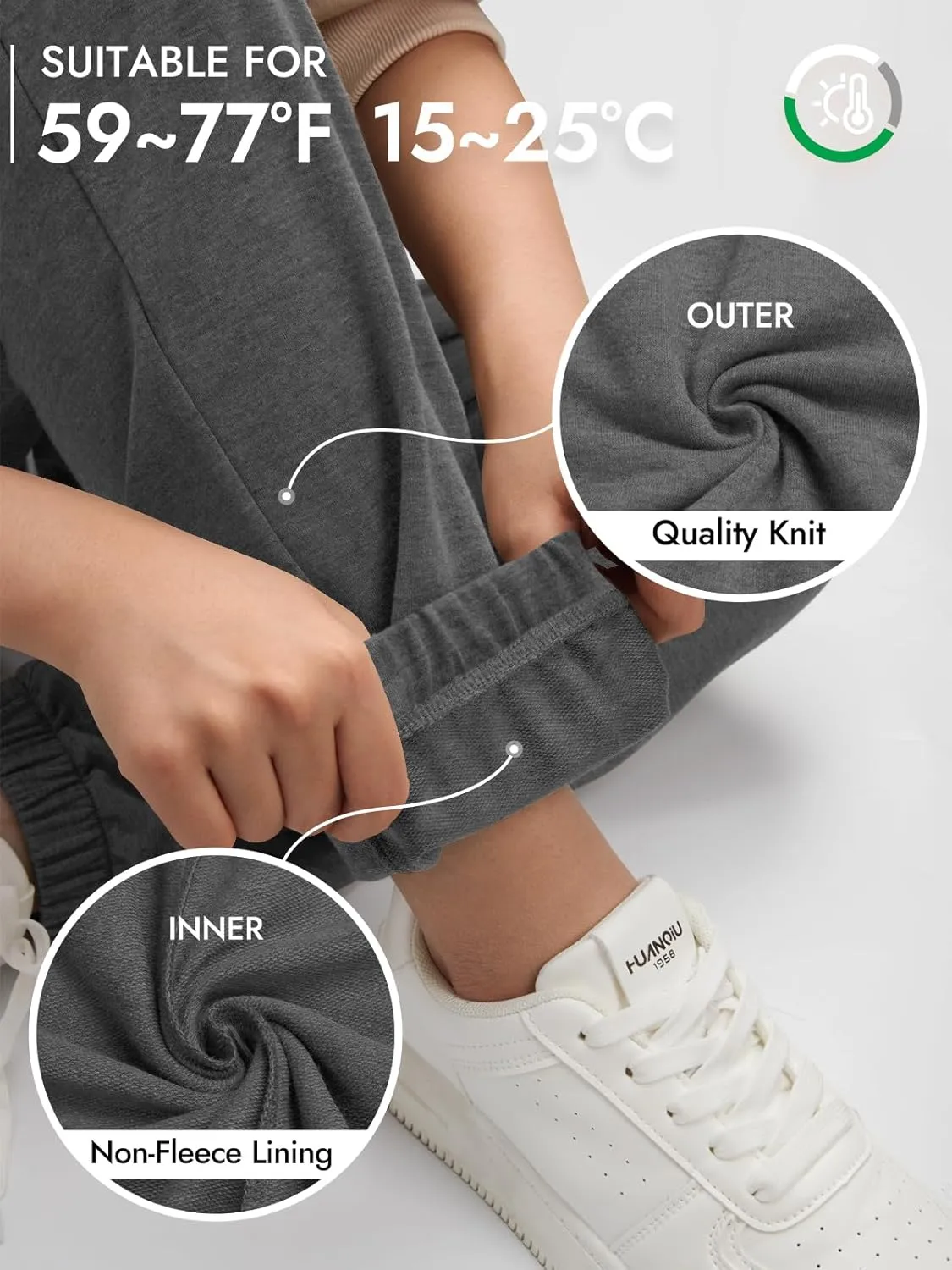 ATHMILE Baggy Sweatpants for Women with Pockets-Lounge Womens Pajams Pants-Womens Running Joggers Fall Clothes Outfits 2025