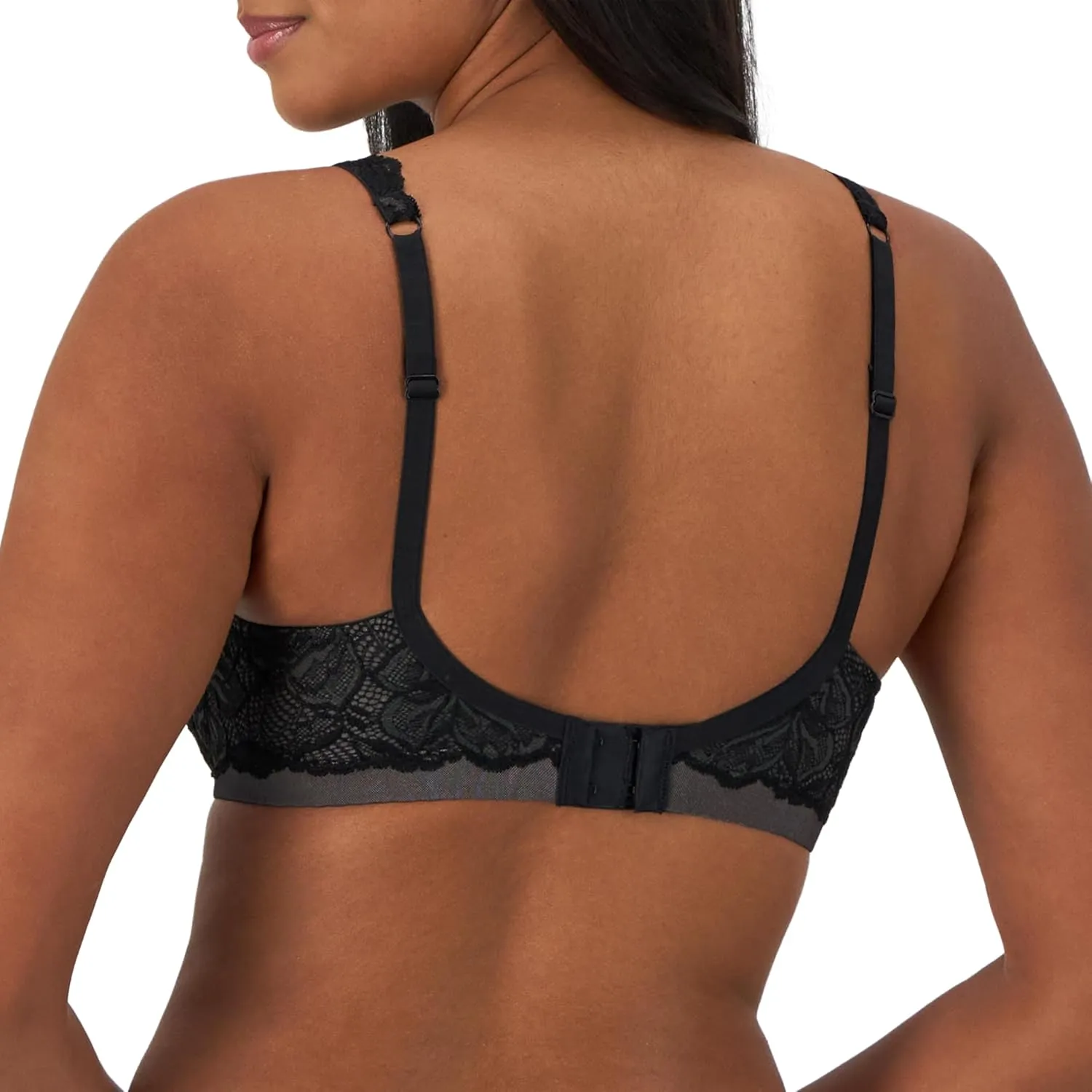 Bali Women's Lace Desire Underwire Bra, Full-Coverage Lace Bra with Underwire Cups