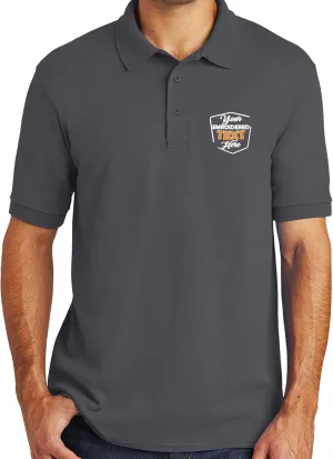 Custom Embroidered Shirts for Men Personalized Embroidery Text Polo T-Shirt