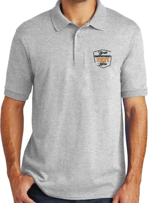 Custom Embroidered Shirts for Men Personalized Embroidery Text Polo T-Shirt