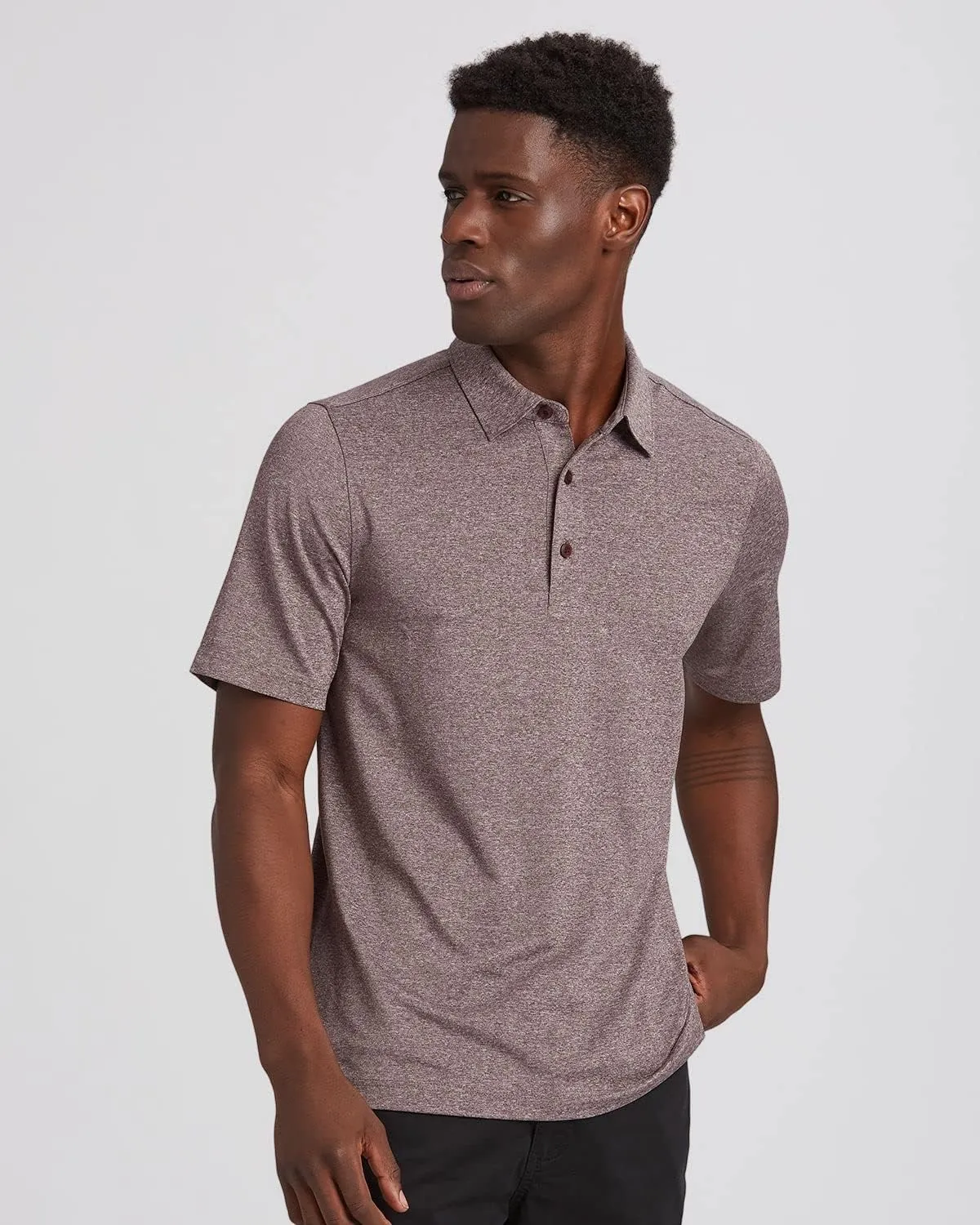Cutter & Buck Forge Heathered Stretch Mens Polo