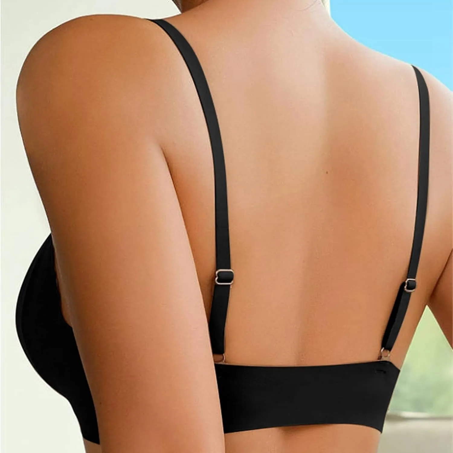 Daisy Bras for Women Comfort Front Close Sport Bra No Underwire Comfort Senior Bra Full Figure Seamless Bralette