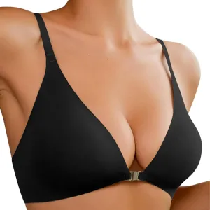 Daisy Bras for Women Comfort Front Close Sport Bra No Underwire Comfort Senior Bra Full Figure Seamless Bralette