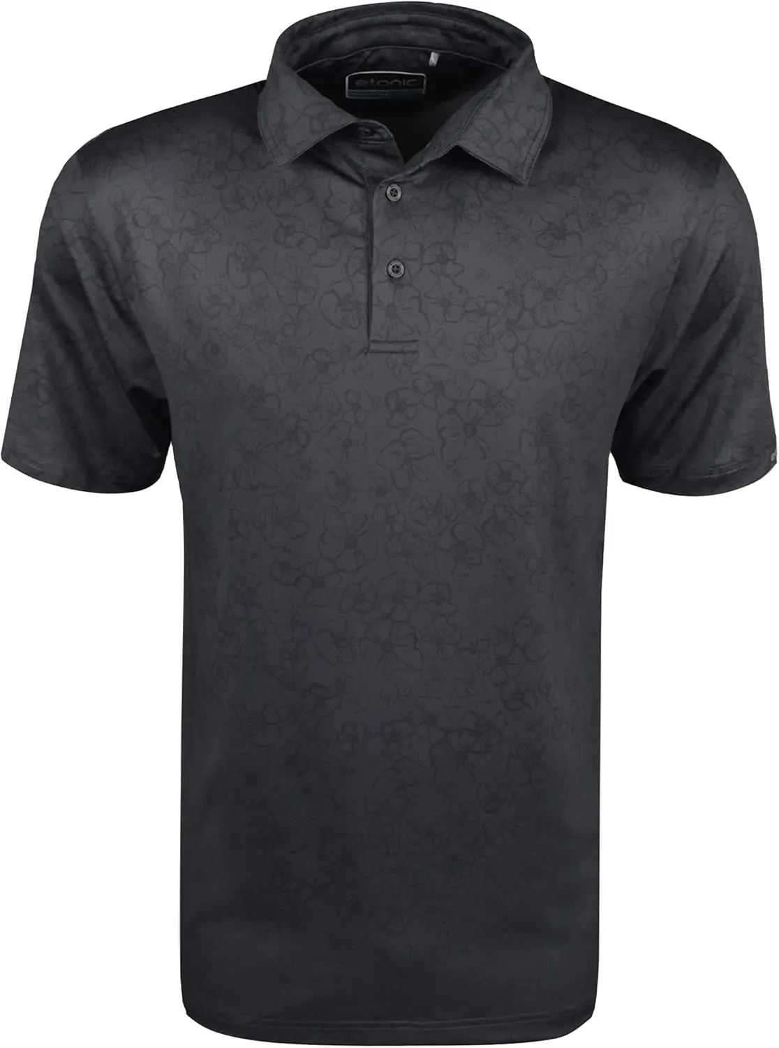 Etonic Martini Glass Print Golf Polo
