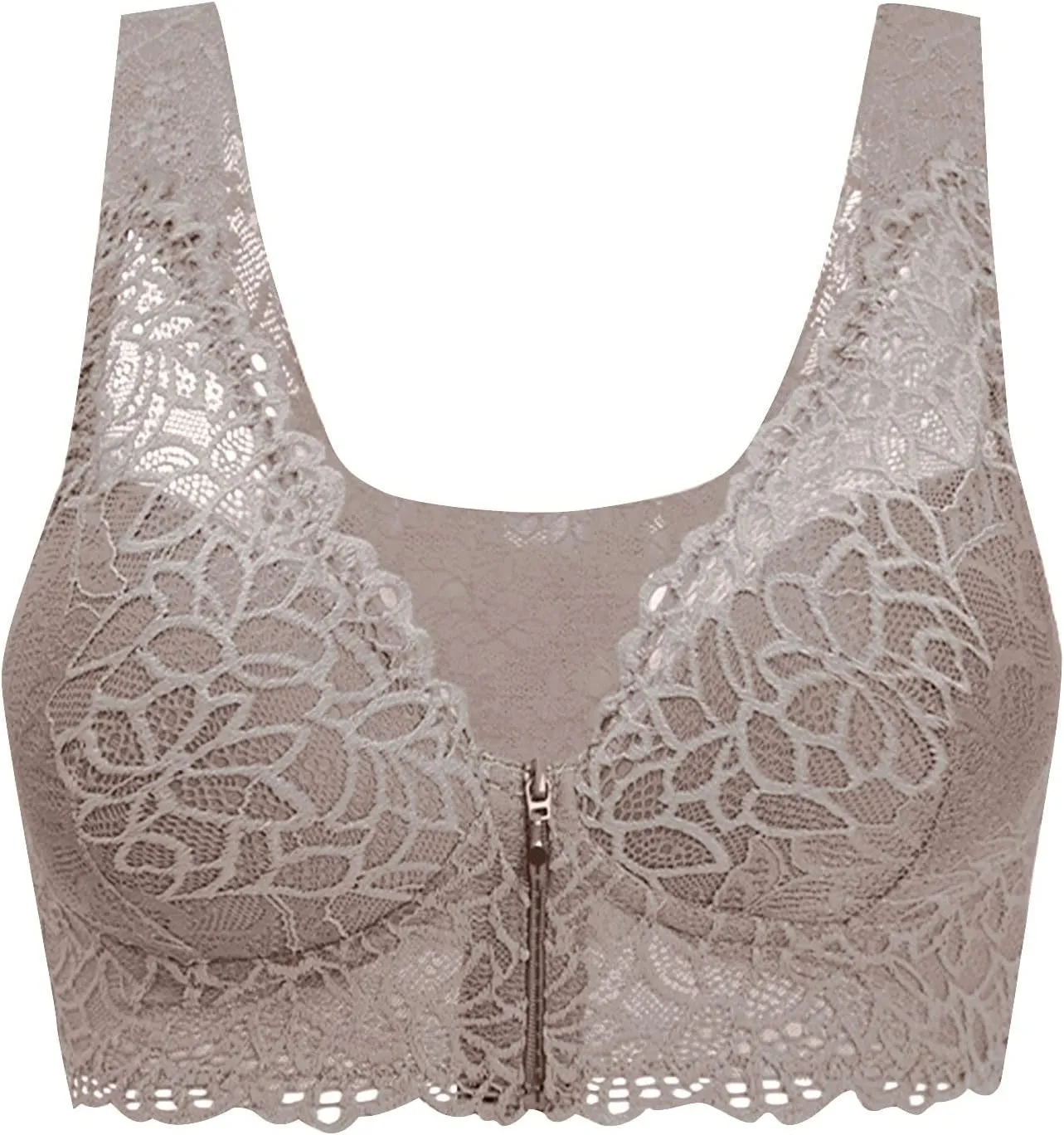 Front Closure Bras for Women Seamless Plus Size Plunge Comfortable Bra Wireless Brasieres Back Smoothing Bralettes