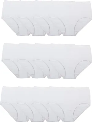Fruit of the Loom Women's Eversoft Cotton Underwear Multipacks, Tag Free & Breathable, Available in Plus Size