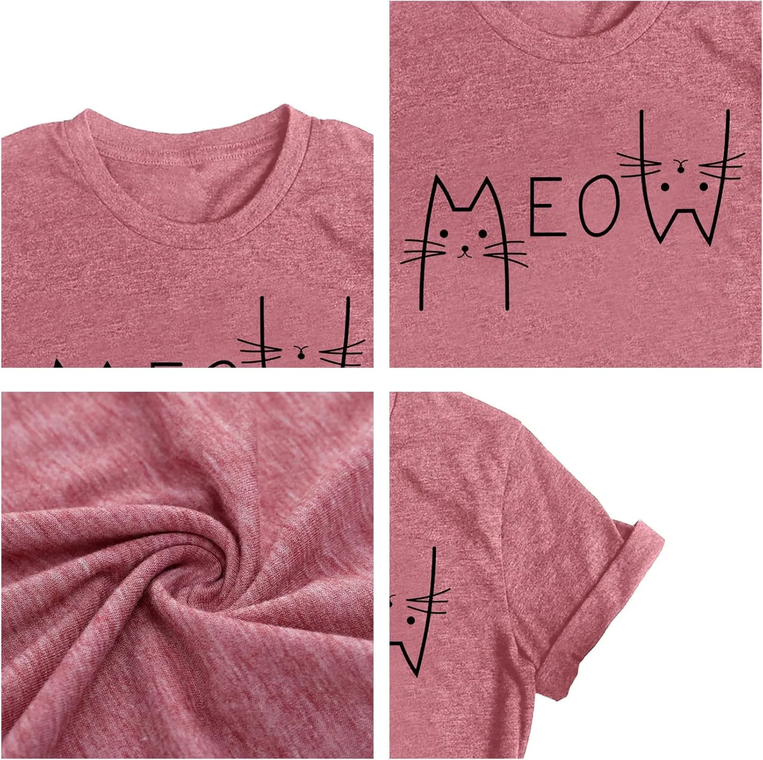 LAZYCHILD Cat Mom Shirts for Women Cat Mama T-Shirts Pet Lover Gifts Shirts Funny Cat Graphic Tees Shirts