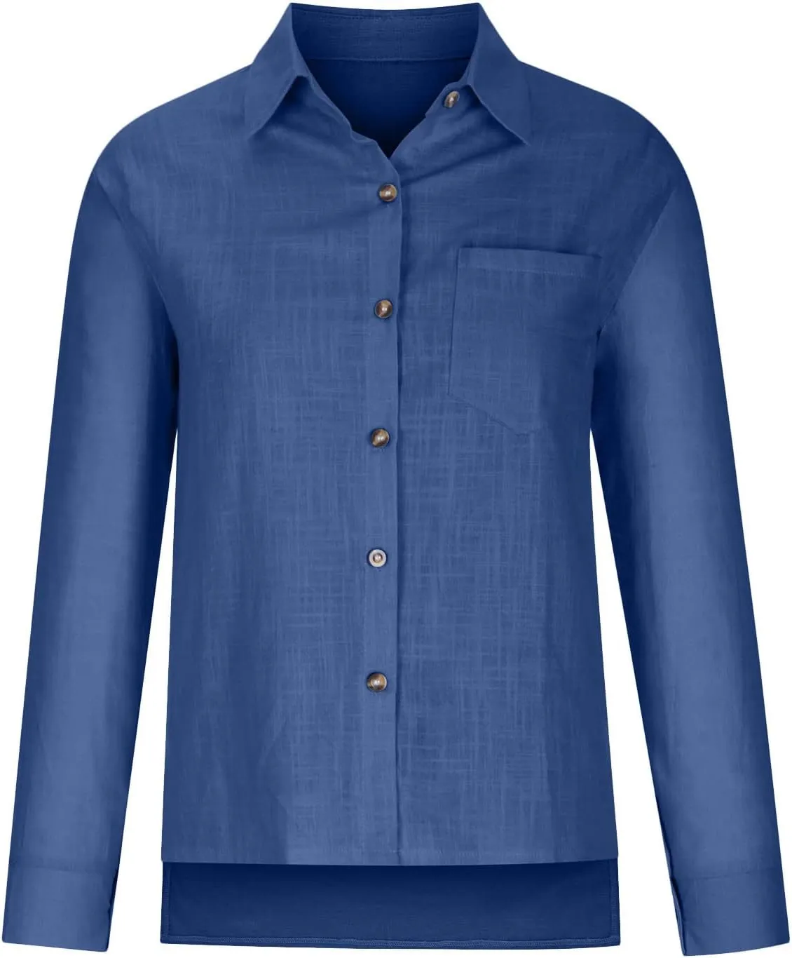 LRMQS Button Down Shirts for Women Gauze Cotton Long Sleeve Shirt Collared Plus Size Blouses 2025 Summer Linen Tops Clothing