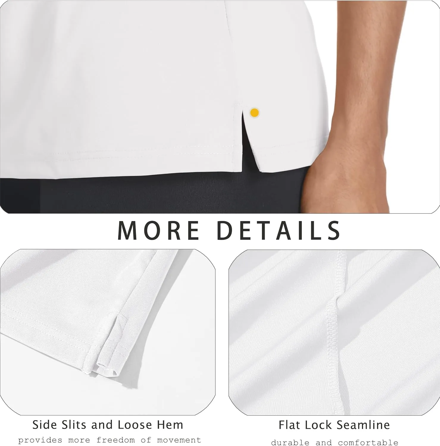 MAGCOMSEN Women's Long Sleeve Golf Shirts UPF 50  Polo Moisture Wicking 3-Button Placket Casual Shirt for Tennis Sports