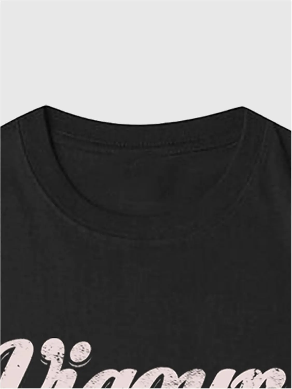 Men's Graphic Letter Print Tees Crewneck Short Sleeve Baggy Drop Shoulder Vintage T Shirts Streetwear