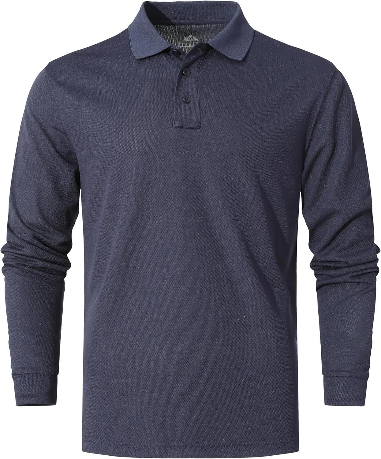 Men's Long Sleeve Polo Shirt Quick-Dry Performance Tactical Golf Shirts Regular-fit Jersey Tennis Shirt