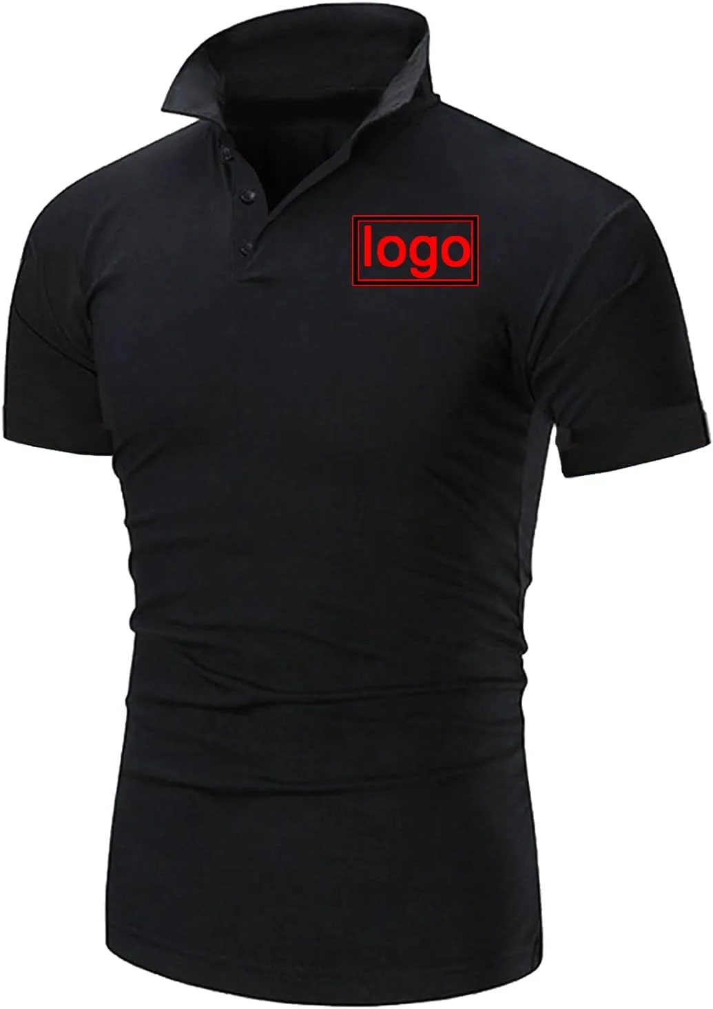 Men's Polo Shirts Custom T-Shirt Add Logo Text Golf Tennis Work Short Sleeve Shirt Personalized Tees