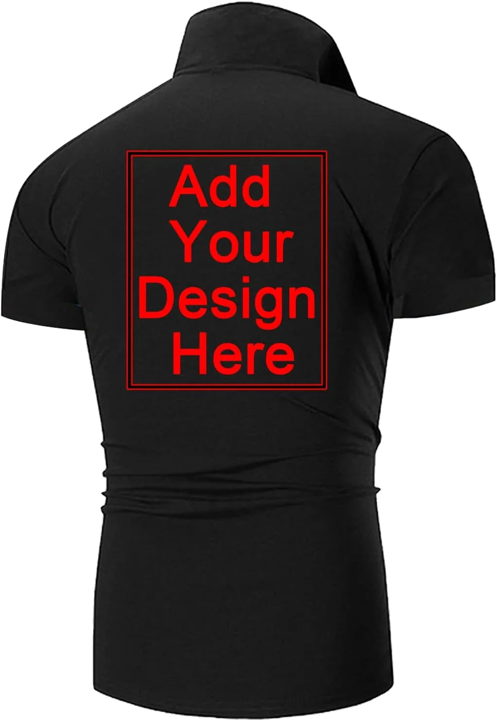 Men's Polo Shirts Custom T-Shirt Add Logo Text Golf Tennis Work Short Sleeve Shirt Personalized Tees