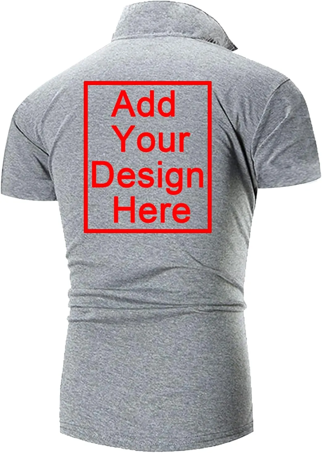 Men's Polo Shirts Custom T-Shirt Add Logo Text Golf Tennis Work Short Sleeve Shirt Personalized Tees