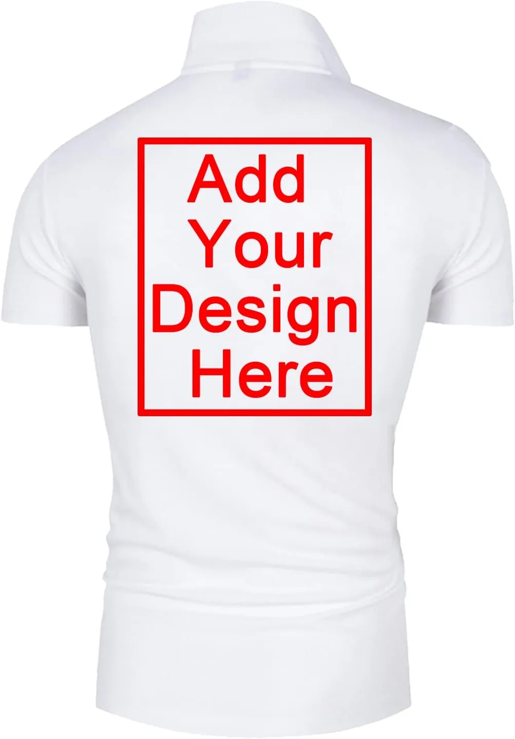 Men's Polo Shirts Custom T-Shirt Add Logo Text Golf Tennis Work Short Sleeve Shirt Personalized Tees