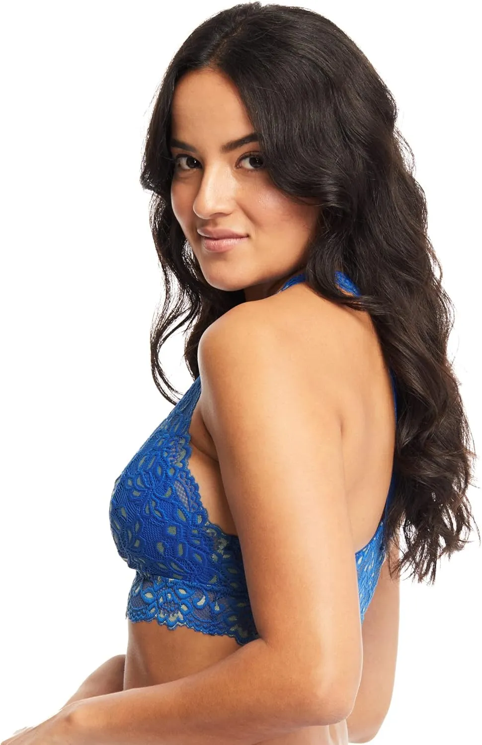 Mia Lace Bralette for Women, Unpadded and Unlined Wireless Bra, Perfect Racerback Everyday Lingerie