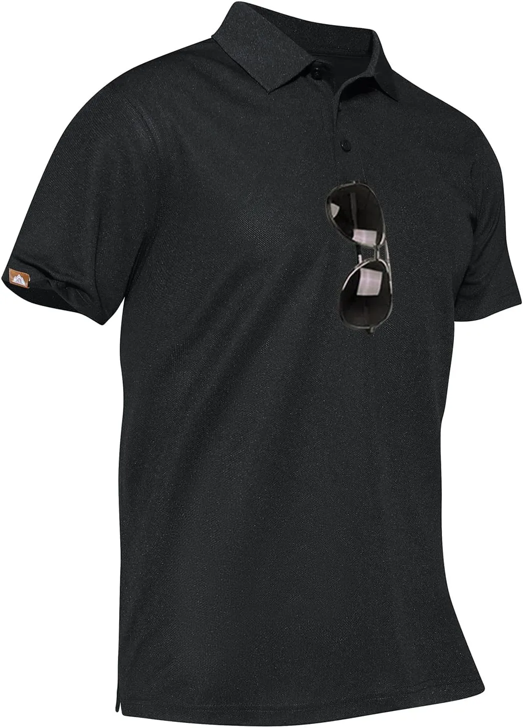 MOERDENG Men's Golf Polo Shirt Regular-fit Quick-Dry Performance Tactical Shirts Short and Long Sleeve Jersey Tennis Shirt