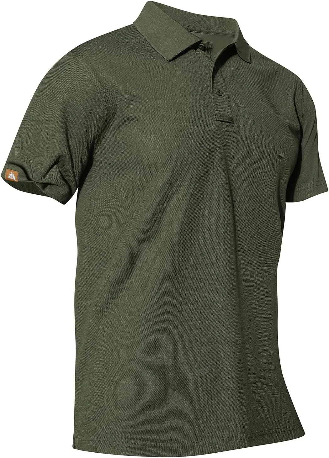 MOERDENG Men's Golf Polo Shirt Regular-fit Quick-Dry Performance Tactical Shirts Short and Long Sleeve Jersey Tennis Shirt