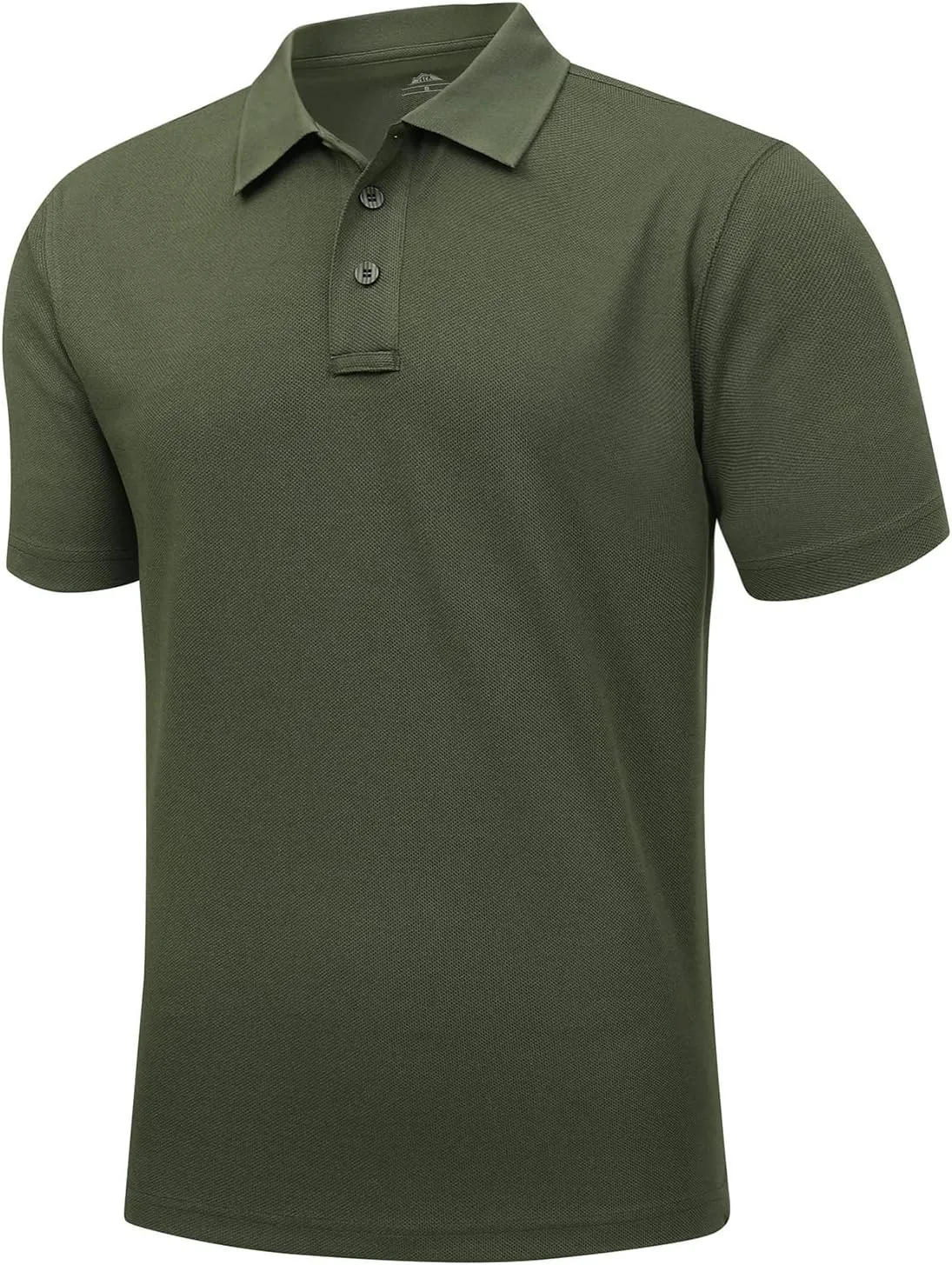 MOERDENG Men's Golf Polo Shirt Regular-fit Quick-Dry Performance Tactical Shirts Short and Long Sleeve Jersey Tennis Shirt