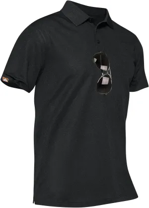 MOERDENG Men's Golf Polo Shirt Regular-fit Quick-Dry Performance Tactical Shirts Short and Long Sleeve Jersey Tennis Shirt