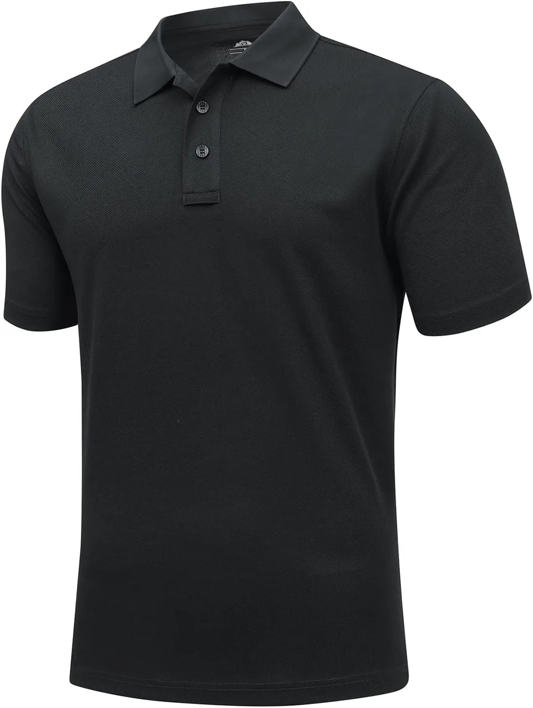 MOERDENG Men's Golf Polo Shirt Regular-fit Quick-Dry Performance Tactical Shirts Short and Long Sleeve Jersey Tennis Shirt