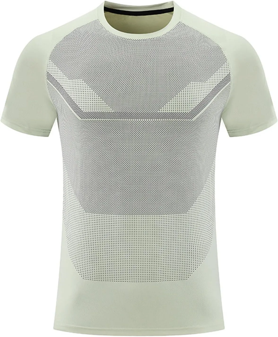 Moisture Wicking Shirts for Men Running Workout Quick Dry T-Shirt Stretch Short Sleeve Athletic Gym Clothes Crewneck