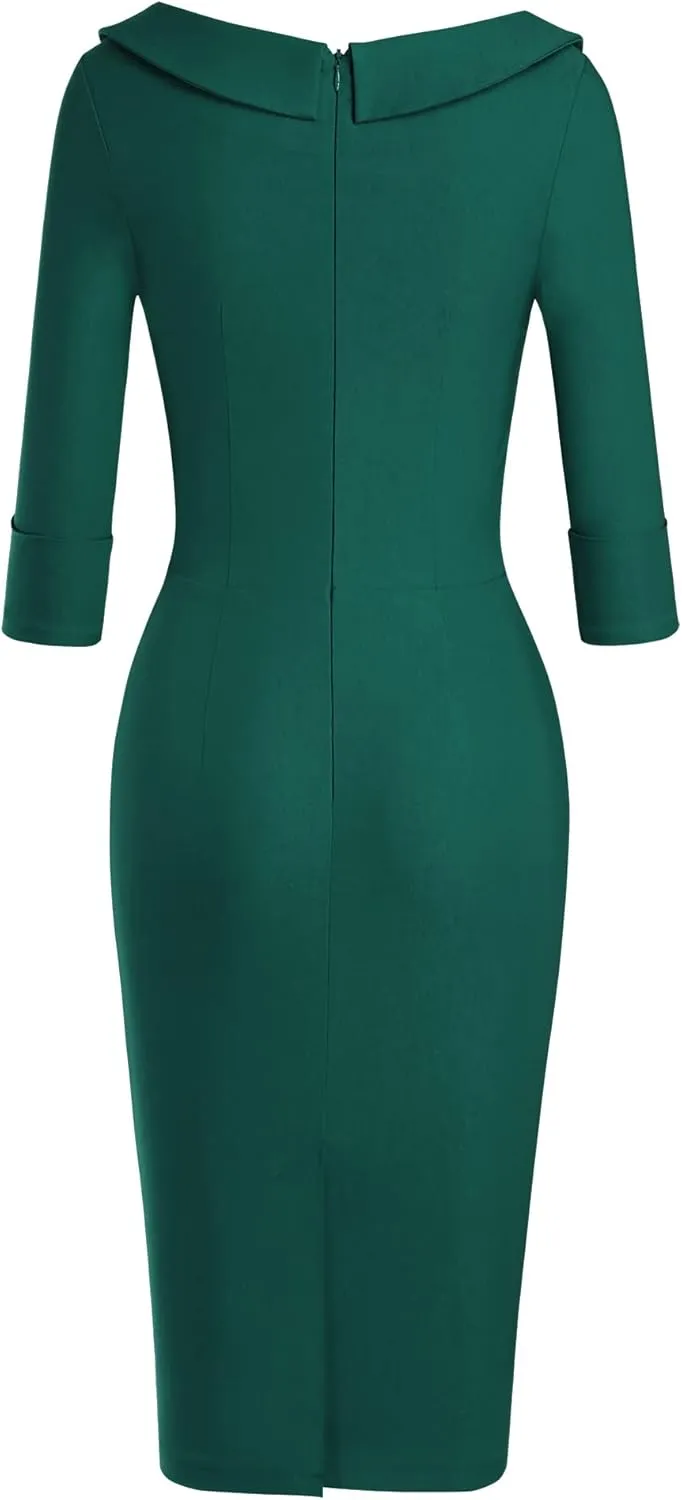 MUXXN Women's Classic Vintage Sweetheart Neckline Cocktail Prom Tea Dress