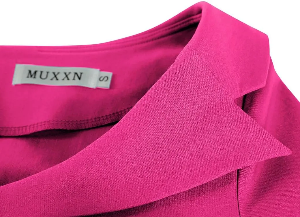 MUXXN Women's Classic Vintage Sweetheart Neckline Cocktail Prom Tea Dress