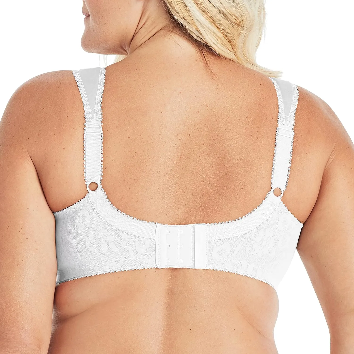 Playtex Women's Wireless Bra, 18 Hour Plus-Size Bras Available, Full Coverage, Smoothing, 4693, Single or 2-Pack