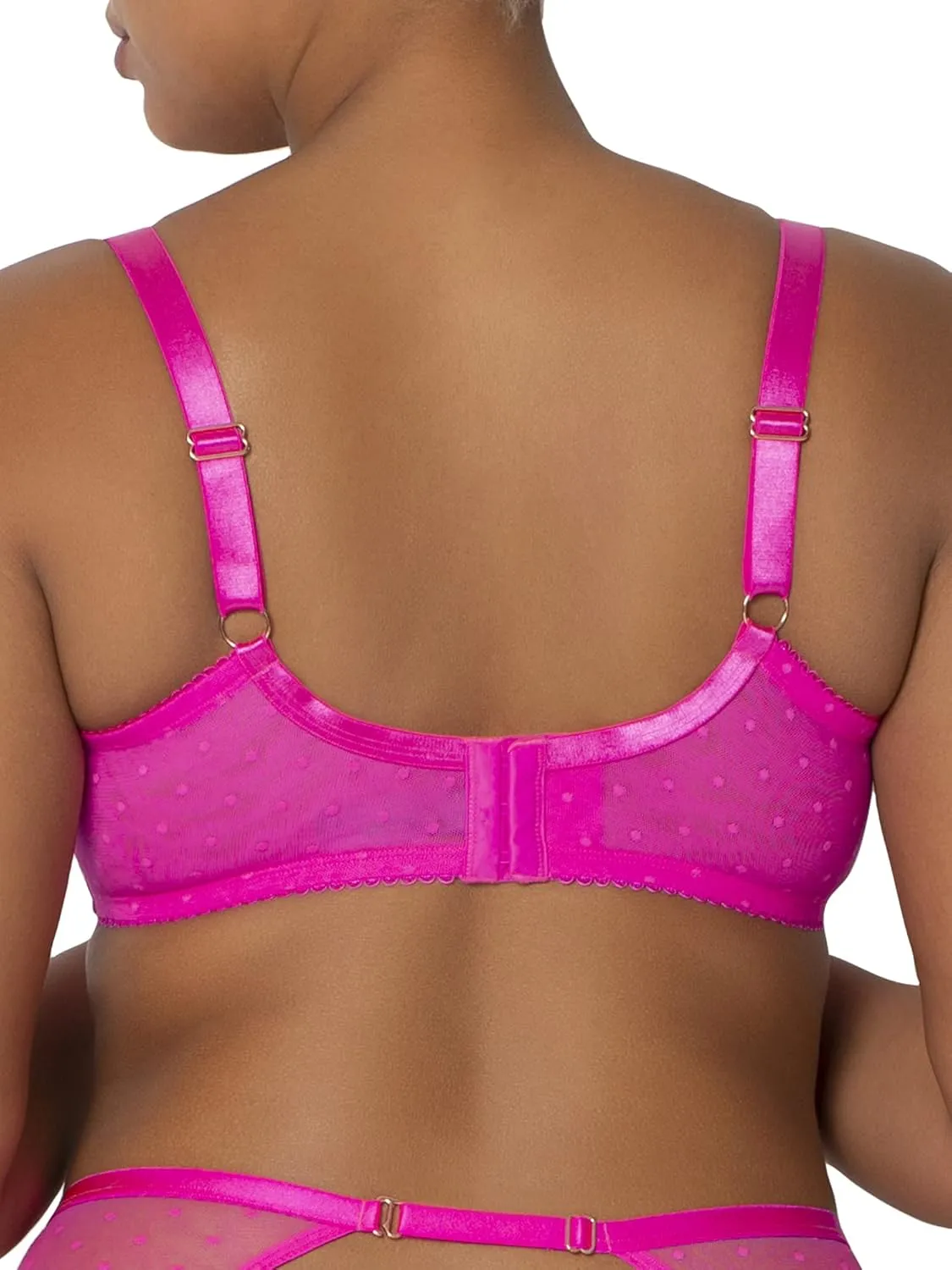 Smart & Sexy Women's Lace & Mesh Full Coverage Bra  Unlined Underwire for Natural Shaping
