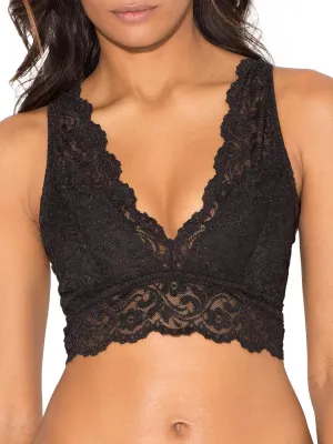 Smart & Sexy Women's Lace Deep V Wireless Bralette  Comfortable & Stylish, Multi-Packs Available