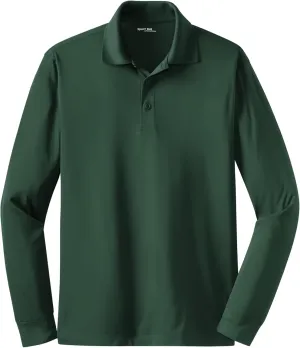 SPORT-TEK Men's Long Sleeve Micropique Sport Wick Polo