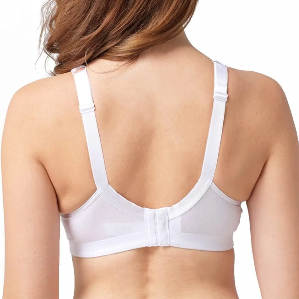 TELIMUSSTO Women's Plus Size Soft Cotton Lace Bra Full Coverage Wirefree Non-Padded