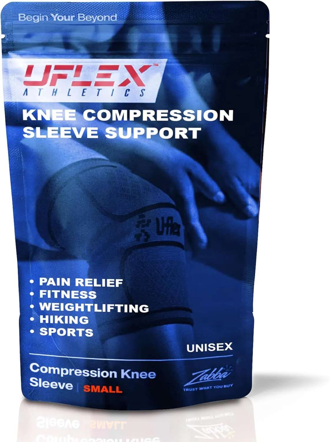 UFlex Athletics Compression Knee Brace for Women & Men Neoprene Knee Sleeves Support for Sports, Running, Weightlifting, Arthritis, Meniscus Tear, ACL, Hiking, Recovery Support & Fitness