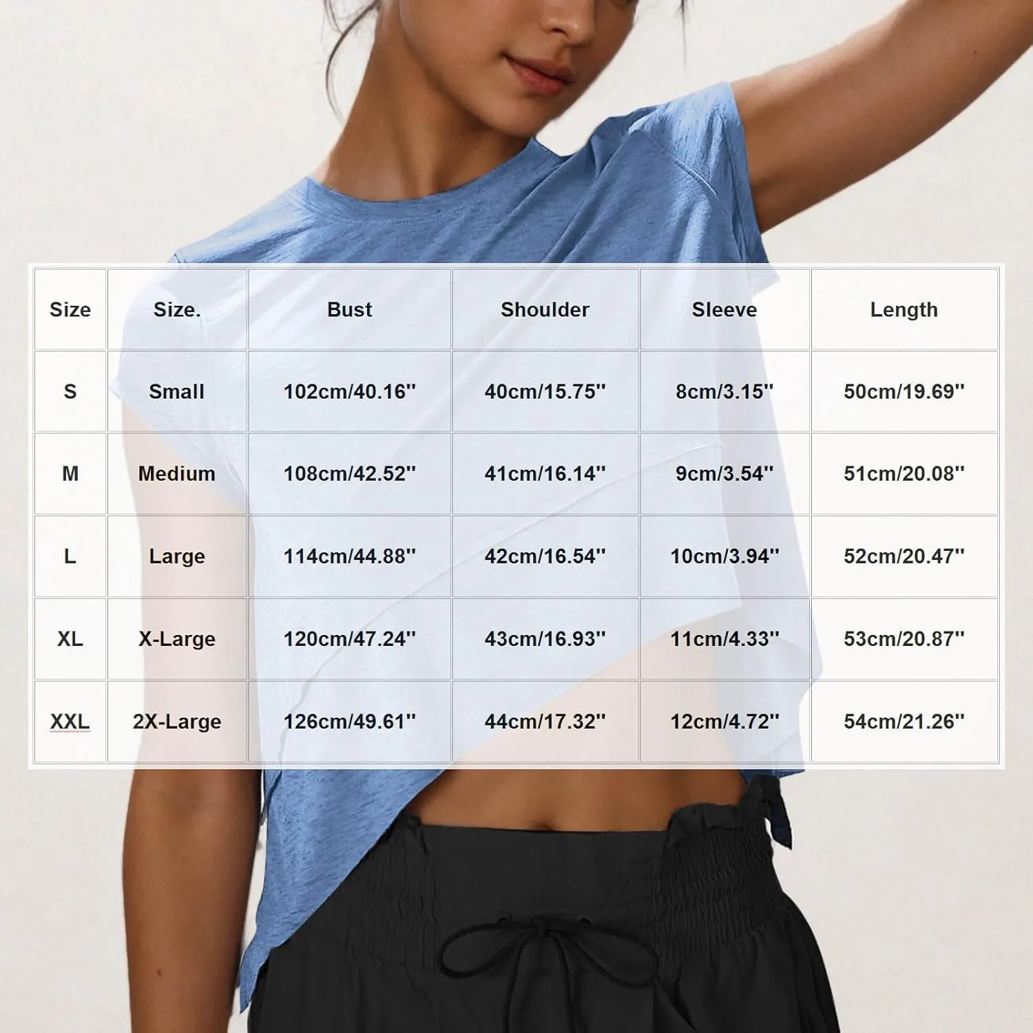 Women's Athletic T-Shirts Fashion Irregular Hem Crewneck Cap Sleeve Cropped Tops Lightweight Breathable Yoga Gym Tees