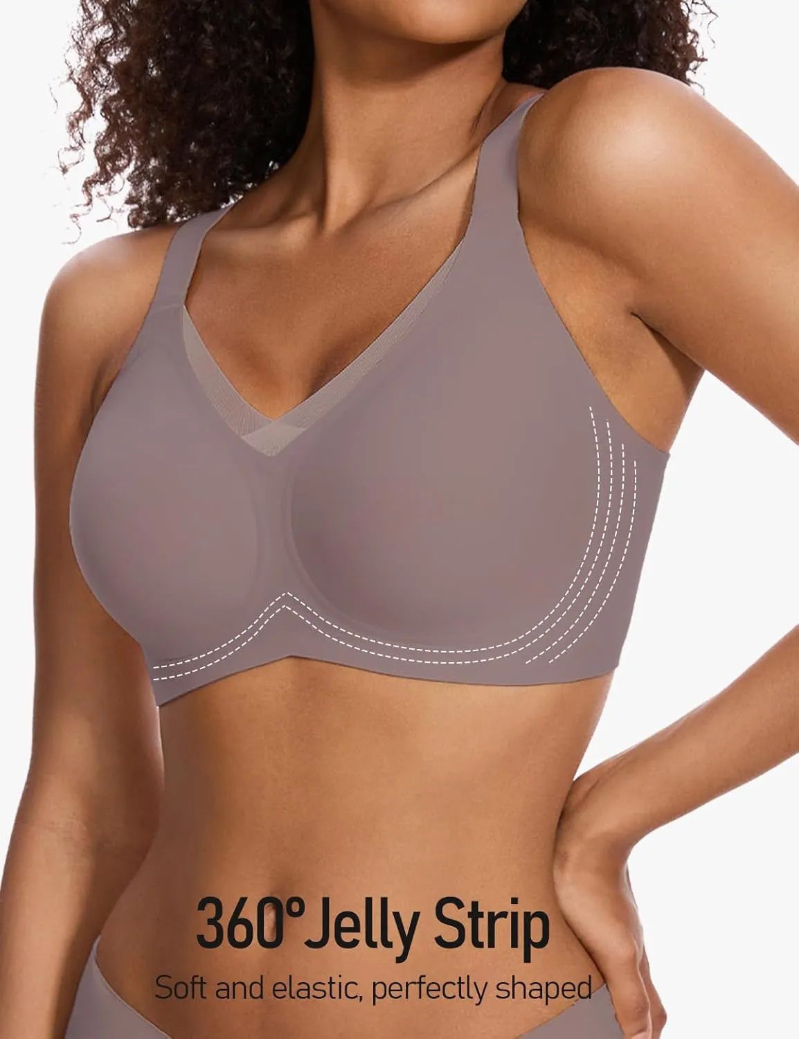Womens Lace Seamless Bra Wireless Full Coverage Push Up Bras for Women No Underwire Comfortable Bralettes