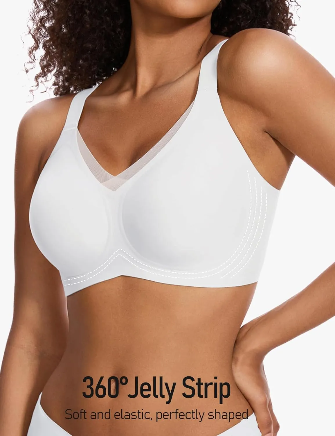 Womens Lace Seamless Bra Wireless Full Coverage Push Up Bras for Women No Underwire Comfortable Bralettes