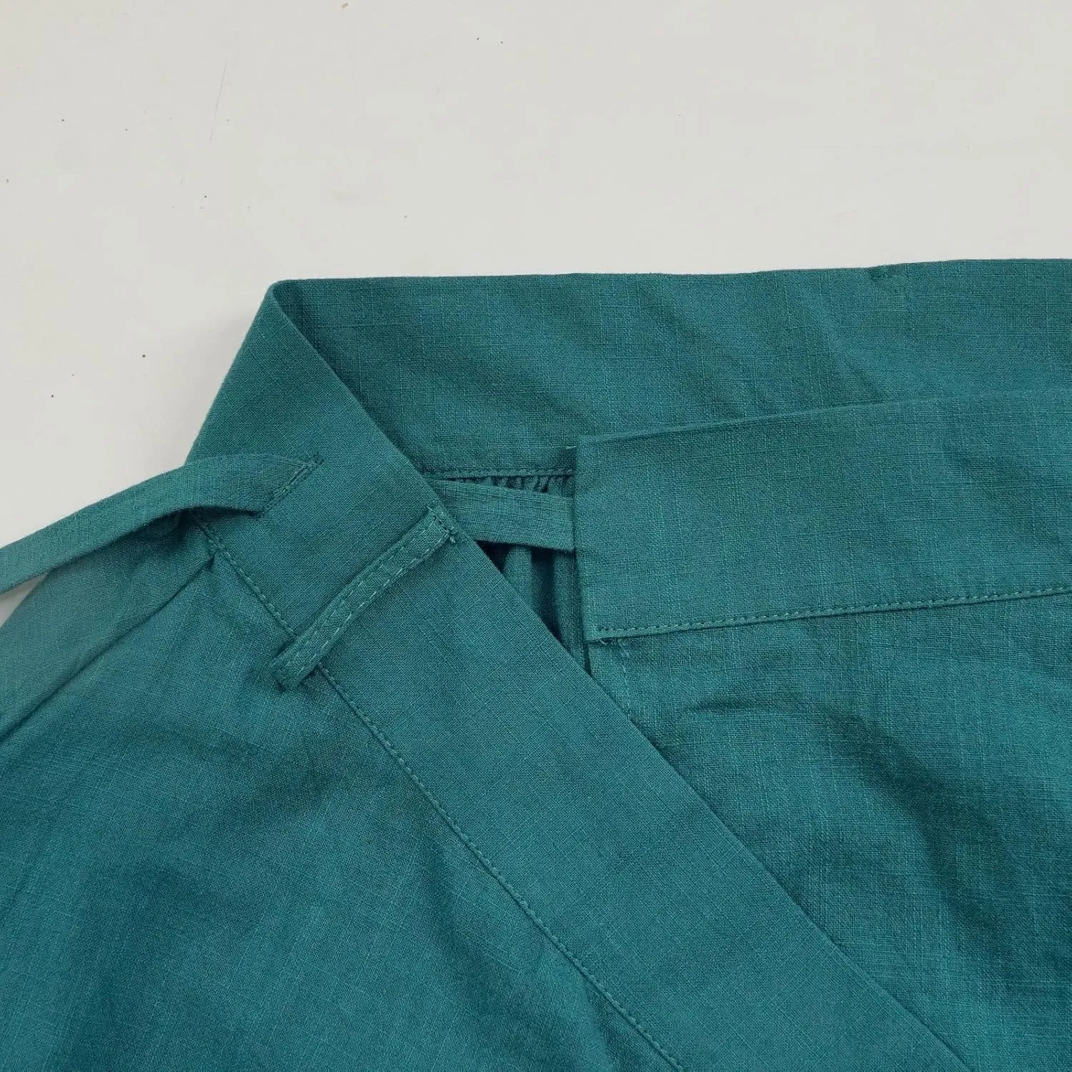 Women's Linen Wrap Skirt Casual Maxi Skirt Vintage A line Linen Skirt