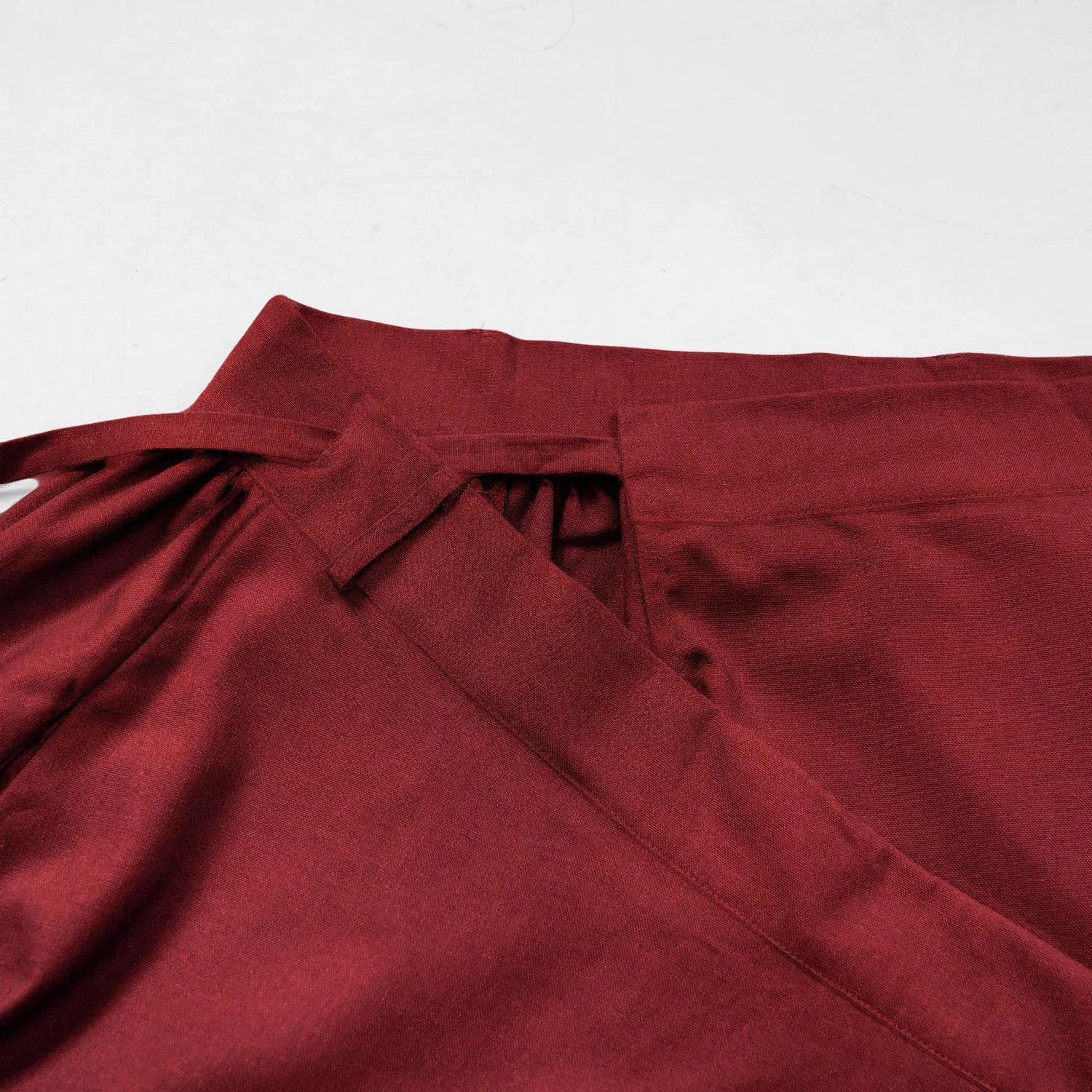 Women's Linen Wrap Skirt Casual Maxi Skirt Vintage A line Linen Skirt