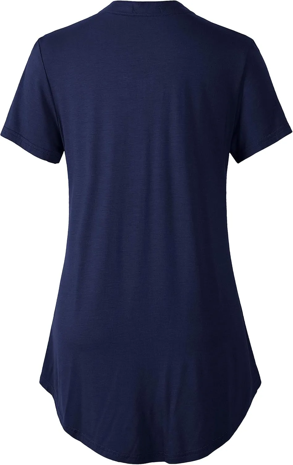 ZENNILO Women's Shirt Zip Plaid V Neck Short Sleeve Casual Summer Tunic Tops